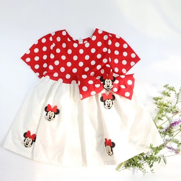 boutique Other - Minnie Mouse Girl Dress Disney Outfit Dress First Birthday Smash Cake Mickey